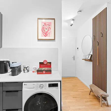 Apartment Whonap - Pink Lion I Parkplatz I Zentral I Terrasse I Kueche I Business *